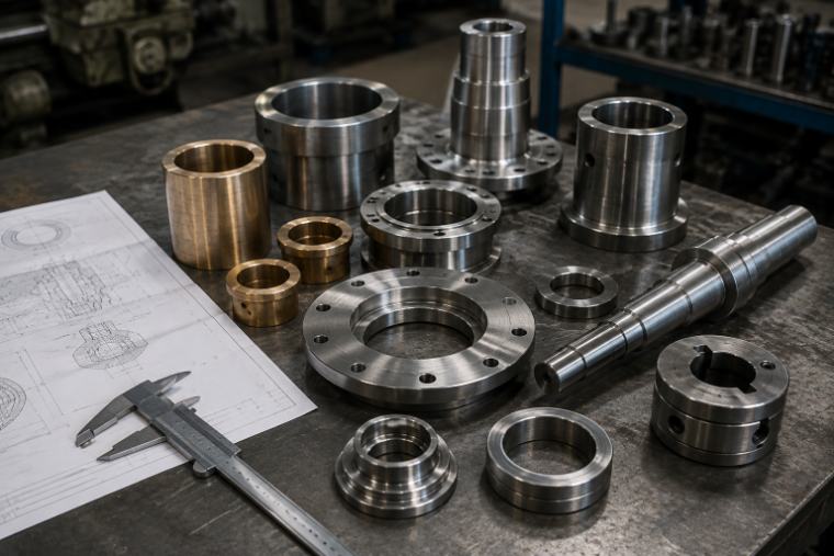 fabricação de peças sob desenho para centrífugas